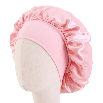 Children's Wide-brimmed Nightcap Stretch Hair Band Hat Baby's Tape Hat K-21