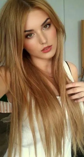 Beautiful Super Long Straight Lace Front Wig Synthetic Hair 26 Inches