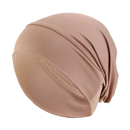 Cross-border supply of ethnic-style elastic turf cap base cap chemotherapy cap baotou hair care cap JDT-485
