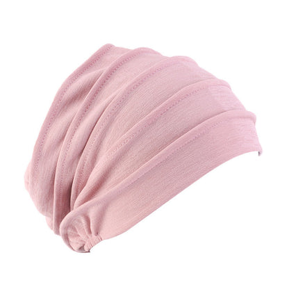 Amazon high quality supply Women's pullover cap chemotherapy cap nightcap hair loss hat TJM-267