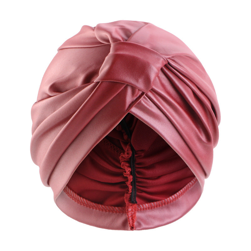Amazon's new leather retro knotted square headscarf cap, toe cap, and headscarf JDT-433I