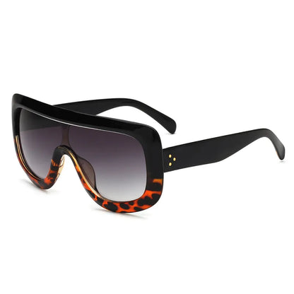 Big Frame One-Piece Sunglasses