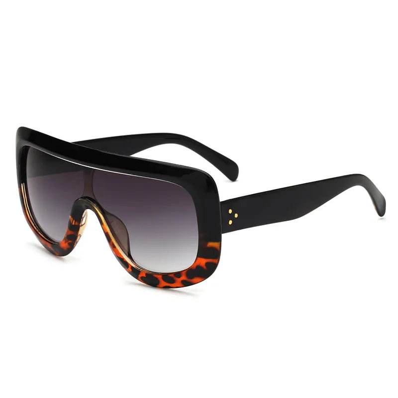 Big Frame One-Piece Sunglasses