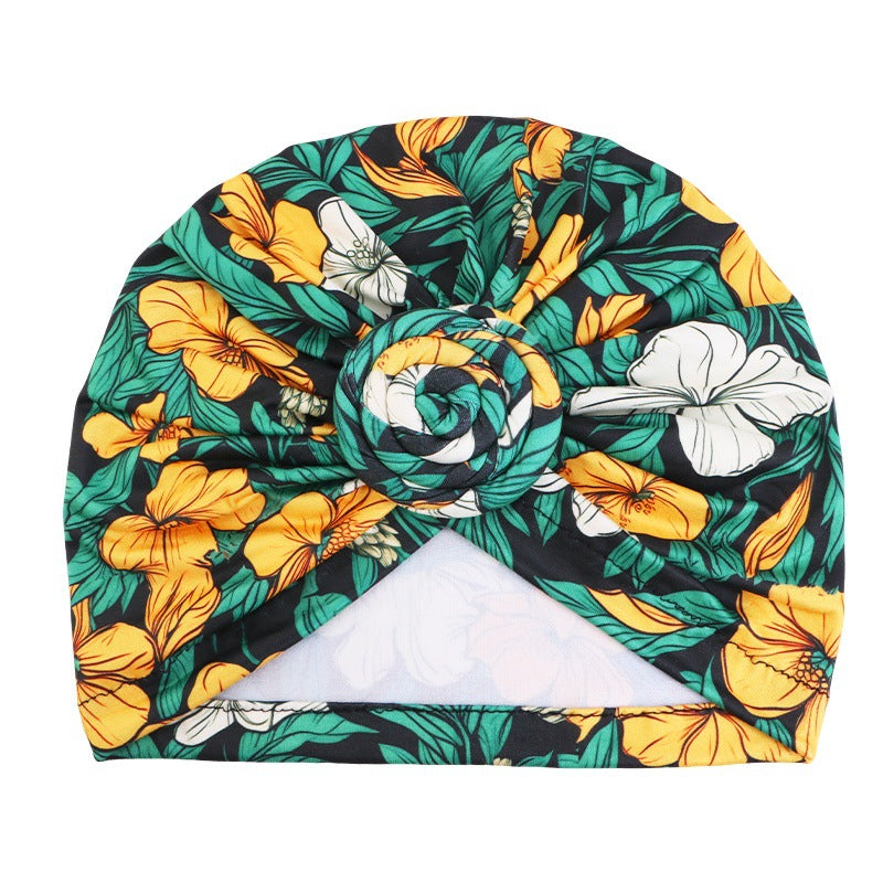 European and American New Style Snail-Patterned Headscarf Hat, African-Style Printed Clothing Hat Jdt-342F