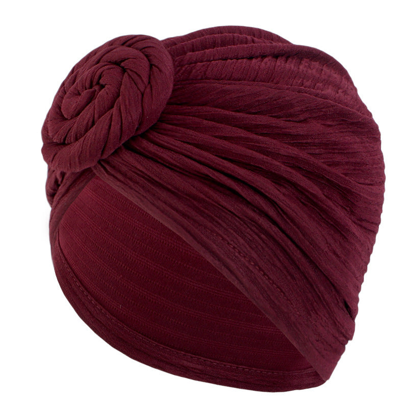 Amazon Retro Floral Pattern Snail Pattern Headscarf Hat Chemo Hat Head Wrap Cloth Hat Jdt-282I