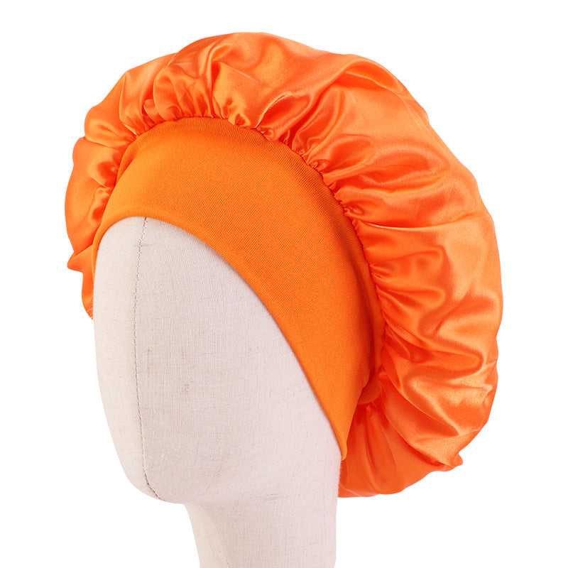 Children's Wide-brimmed Nightcap Stretch Hair Band Hat Baby's Tape Hat K-21