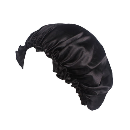 Satin lace nightcap shower cap beauty makeup cap silk home hat TJM-250