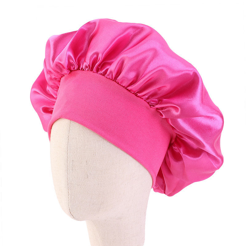 Children's Wide-brimmed Nightcap Stretch Hair Band Hat Baby's Tape Hat K-21