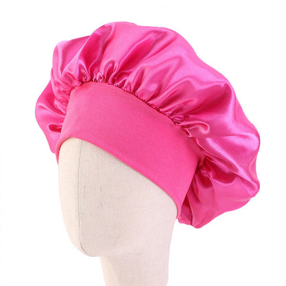 Children's Wide-brimmed Nightcap Stretch Hair Band Hat Baby's Tape Hat K-21