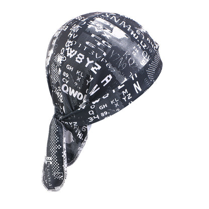 Camouflage elastic pirate hat men's and women's headscarf hat hip hop hip hop ribbon toe cap JDD-09C