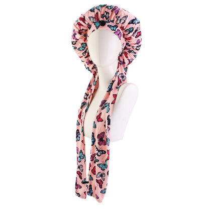 New European and American Style Long Elastic Ice Silk Hair Cap for Women, Suitable for Braided Hair and Care, Model Jdb-522A