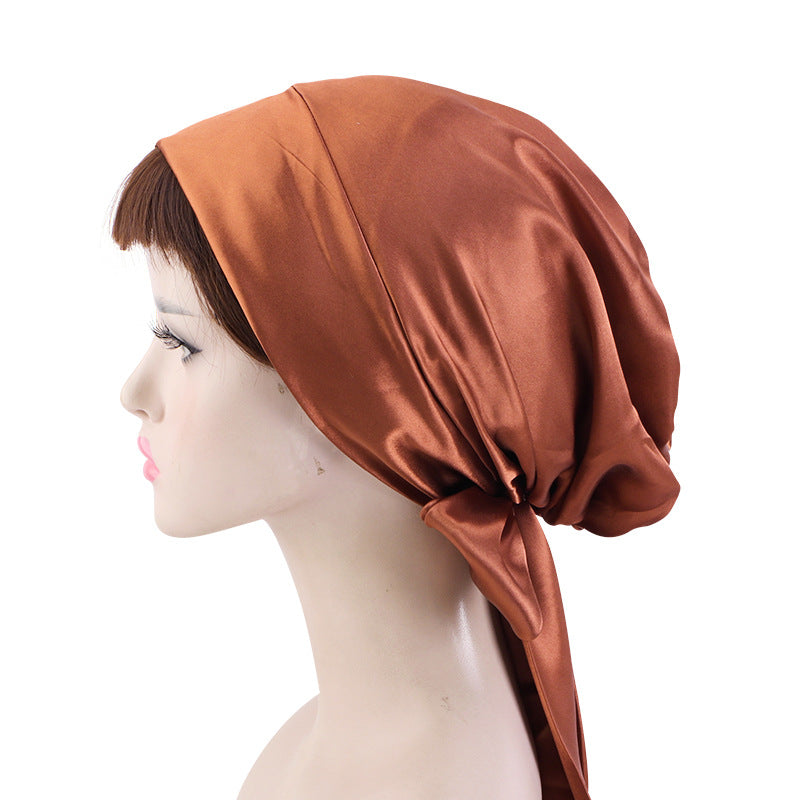 New Color Ding Hood Women's Printed Tie Tape Hat Pastoral Style Ribbon Braid Hat TJM-226