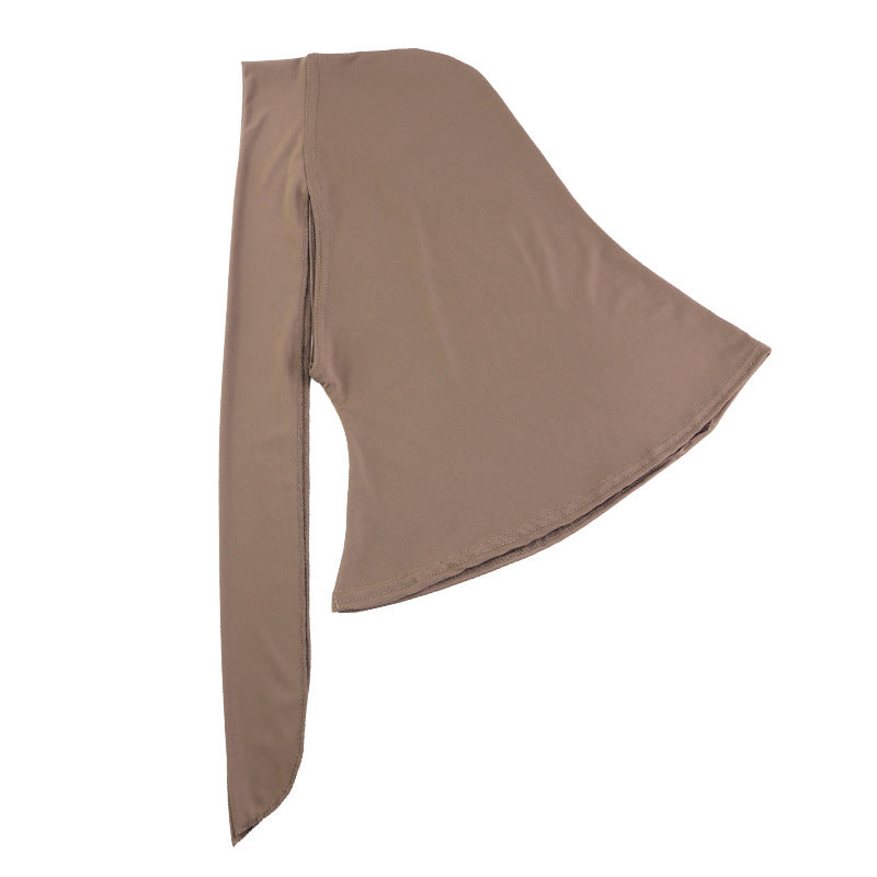 New Cross-Border Style Skin-Friendly Tie-On Headscarf, Solid Color Long Scarf, Headscarf Hat, Head Wrap, Head Cover Jdt-490G