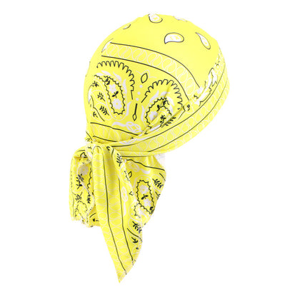 Cashew Flower Stretch Pirate Hat Hip-Hop Hip-Hop Hair Care Bag Headscarf Amoeba Strap Headscarf Hat JDD-09D