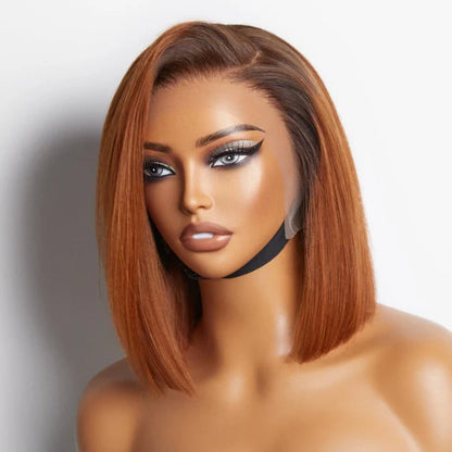 Ginger Ombre Straight Bob Wigs for Summer