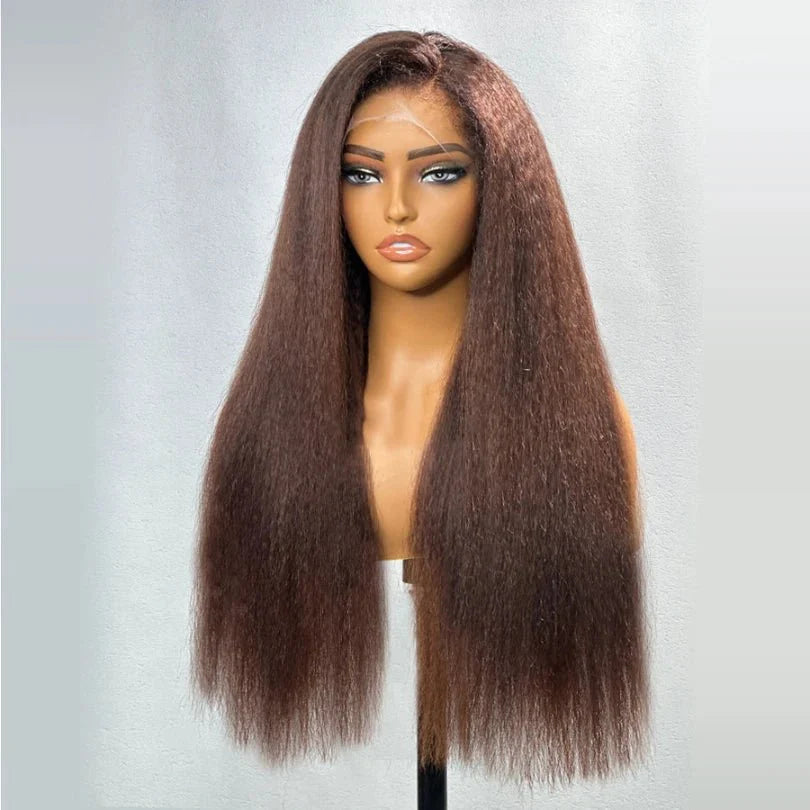 Long Kinky Straight Wigs for Any Occasion