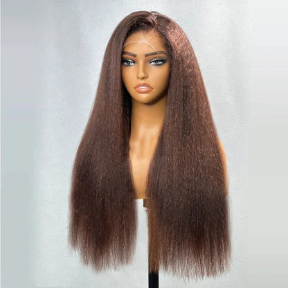 Long Kinky Straight Wigs for Any Occasion