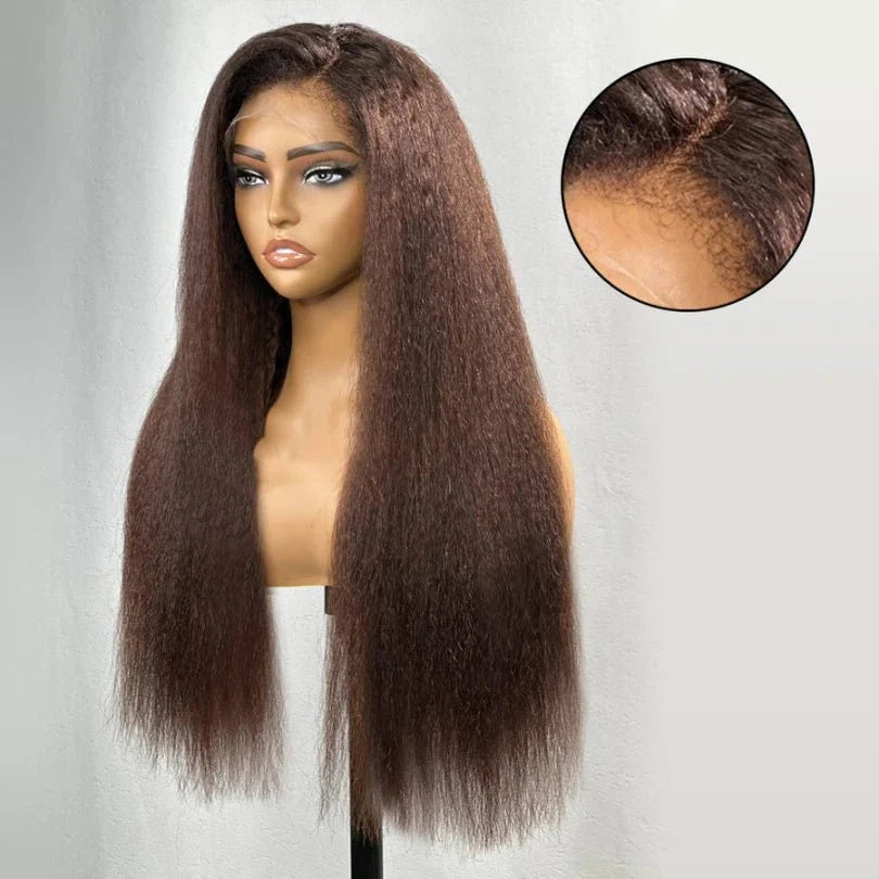 Long Kinky Straight Wigs for Any Occasion