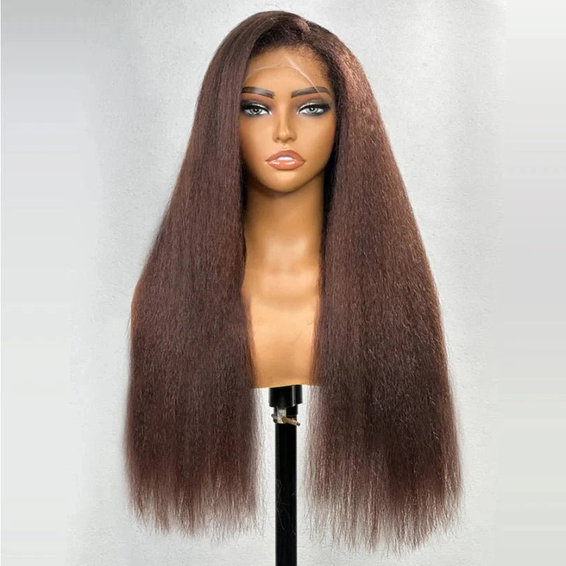 Long Kinky Straight Wigs for Any Occasion