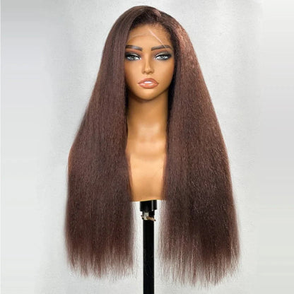 Long Kinky Straight Wigs for Any Occasion