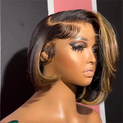 Side Part Short Lace Closure Wig
