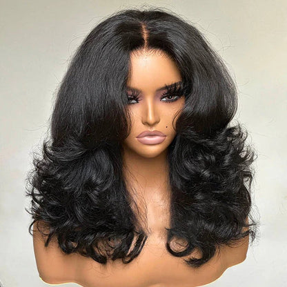 Parrucca a onde a strati da donna