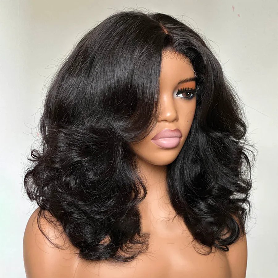 Parrucca a onde a strati da donna