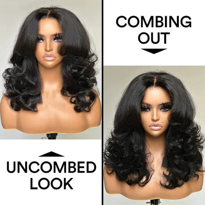 Parrucca a onde a strati da donna